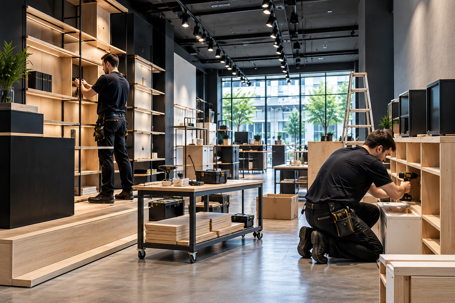 Ladenbau – illustratives Motiv